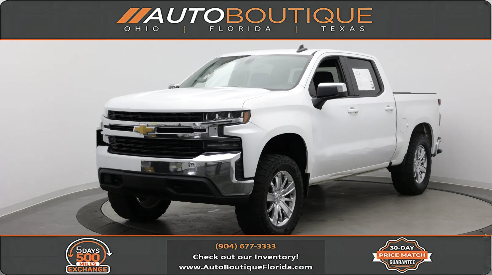 White 2021 Chevrolet Silverado 1500 LT for sale in Jacksonville, FL