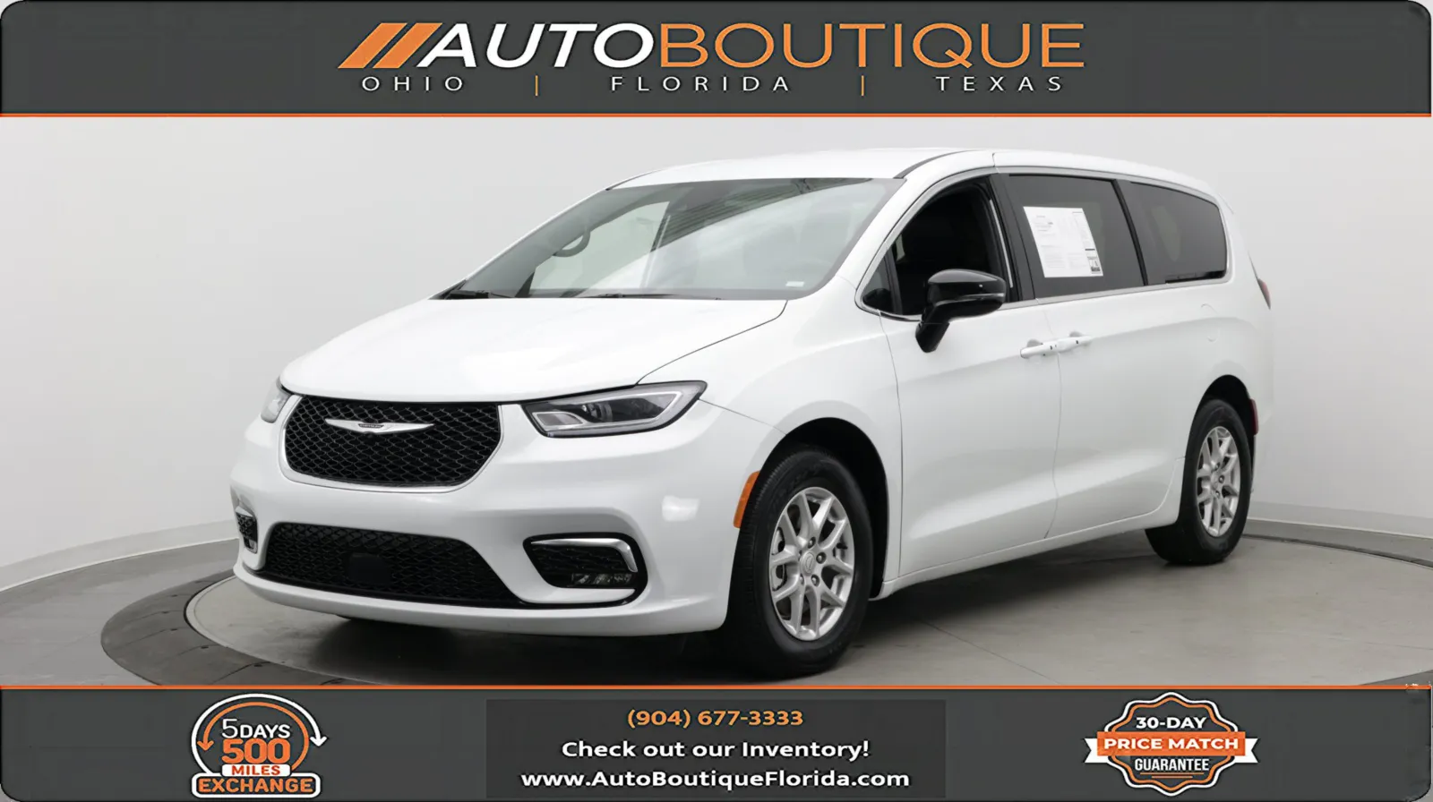 White 2026 Chrysler Pacifica Select for sale in Jacksonville, FL