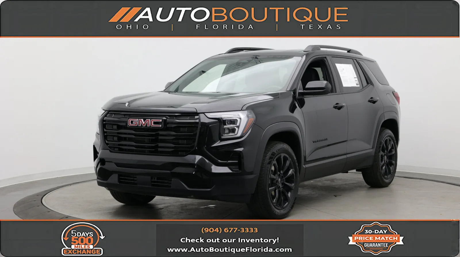 Black 2026 GMC Terrain FWD Elevation for sale in Jacksonville, FL