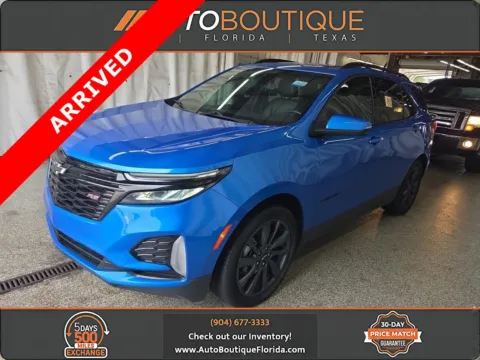 Blue 2024 Chevrolet Equinox RS for sale in Jacksonville, FL