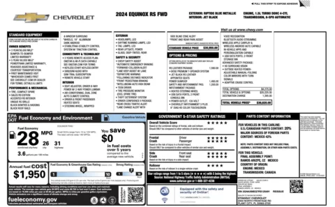 More photos of 2024 Chevrolet Equinox RS at Auto Boutique Florida, FL