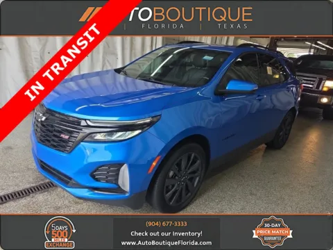 Blue 2024 Chevrolet Equinox RS for sale in Jacksonville, FL