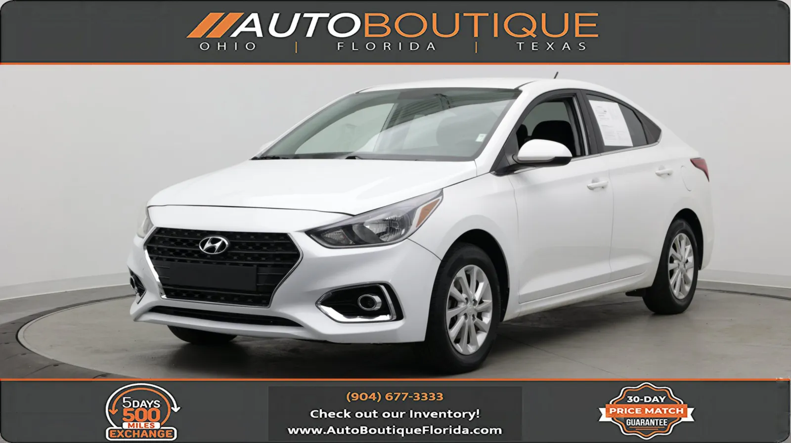 White 2022 Hyundai Accent SEL for sale in Jacksonville, FL