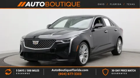 Black 2023 Cadillac CT4 Premium Luxury for sale in Jacksonville, FL