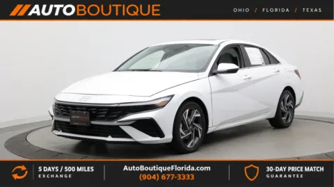 White 2025 Hyundai Elantra Limited for sale in Jacksonville, FL