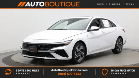 White 2025 Hyundai Elantra Limited for sale in Jacksonville, FL
