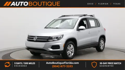 Silver 2016 Volkswagen Tiguan S for sale in Jacksonville, FL