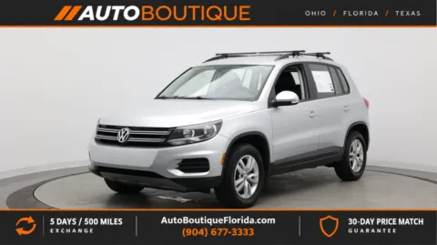 Silver 2016 Volkswagen Tiguan S for sale in Jacksonville, FL
