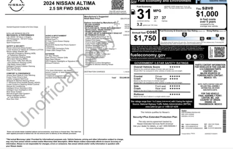 More photos of 2024 Nissan Altima 2.5 SR at Auto Boutique Florida, FL