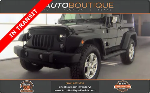 Black 2016 Jeep Wrangler Sport for sale in Jacksonville, FL