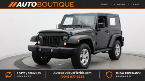 Black 2016 Jeep Wrangler Sport for sale in Jacksonville, FL