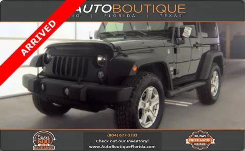Black 2016 Jeep Wrangler Sport for sale in Jacksonville, FL