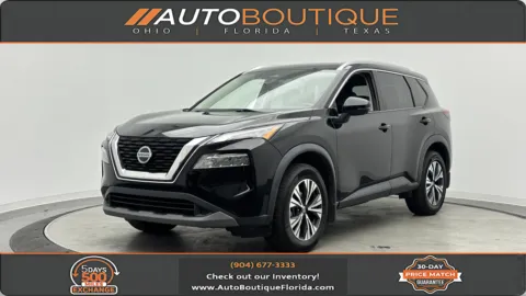 Black 2021 Nissan Rogue SV for sale in Jacksonville, FL
