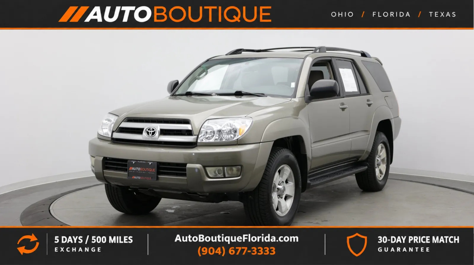 Gray 2005 Toyota 4Runner SR5 for sale in Jacksonville, FL
