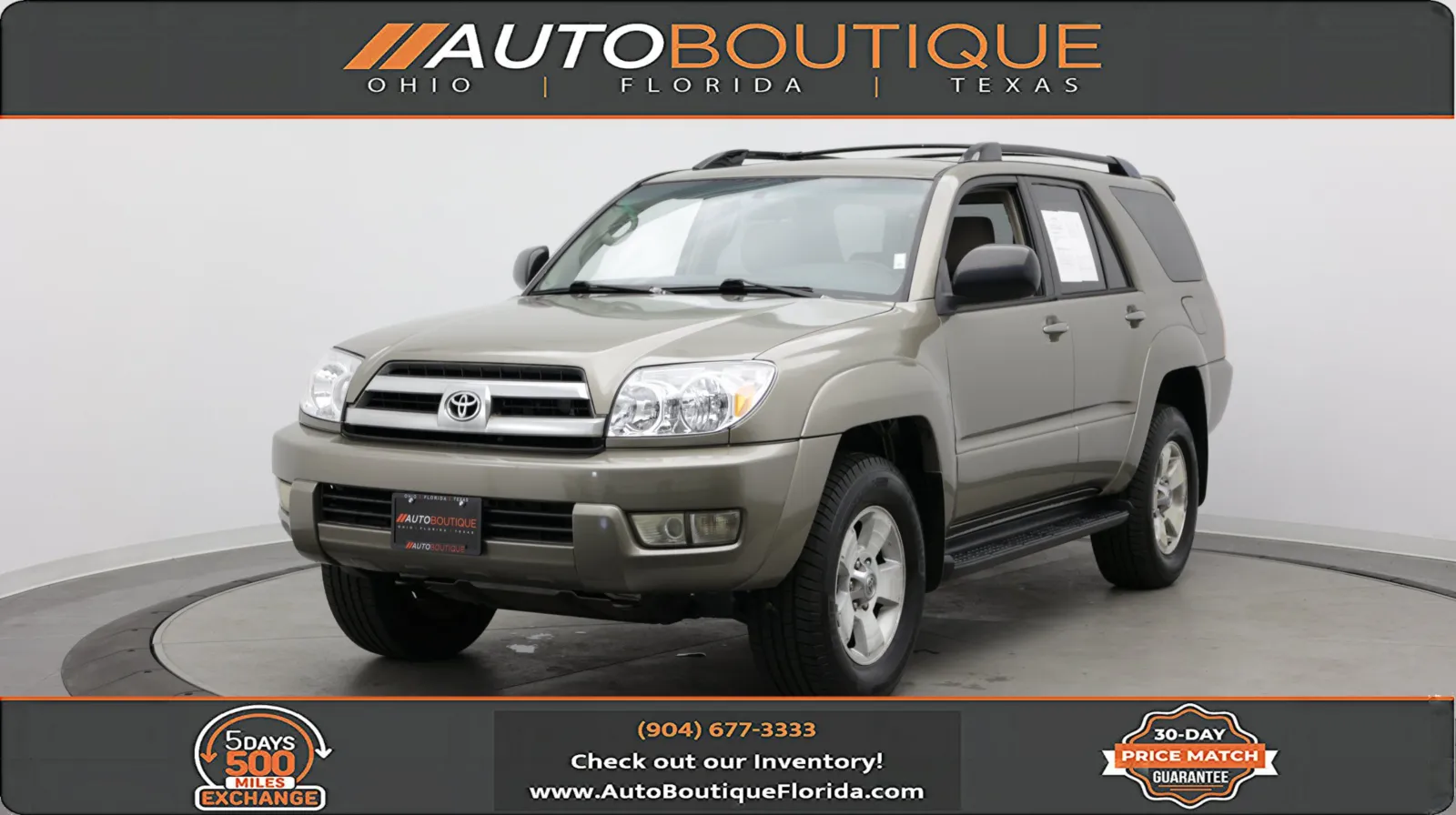 Gray 2005 Toyota 4Runner SR5 for sale in Jacksonville, FL