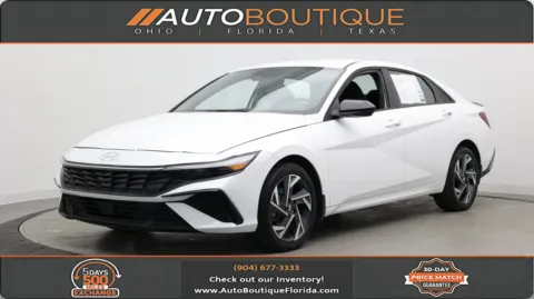 White 2025 Hyundai Elantra SEL Sport for sale in Jacksonville, FL