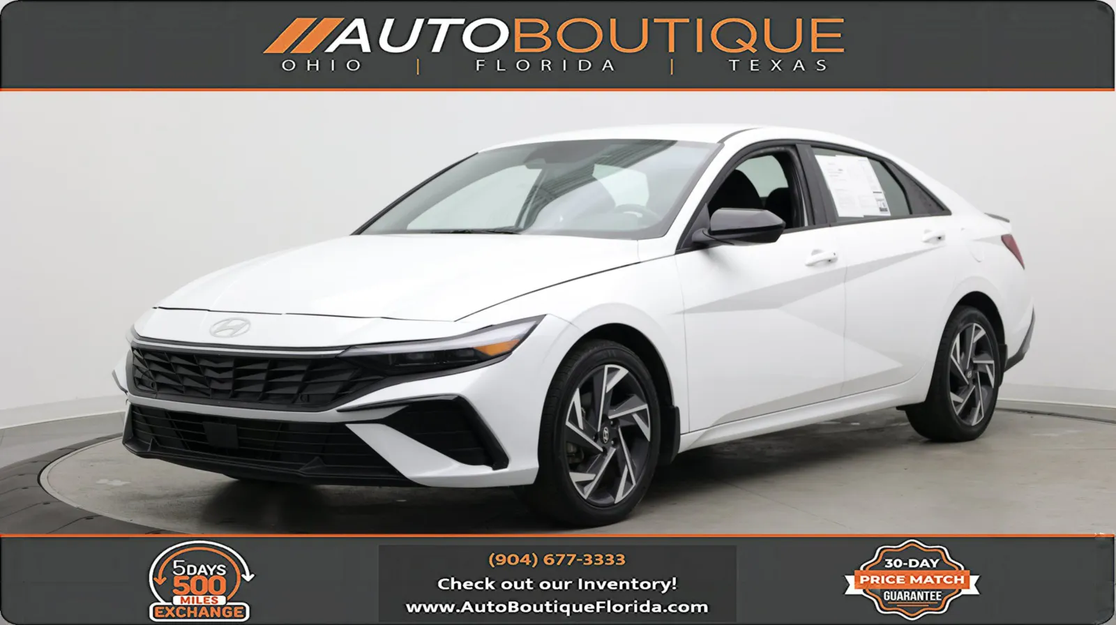 White 2025 Hyundai Elantra SEL Sport for sale in Jacksonville, FL