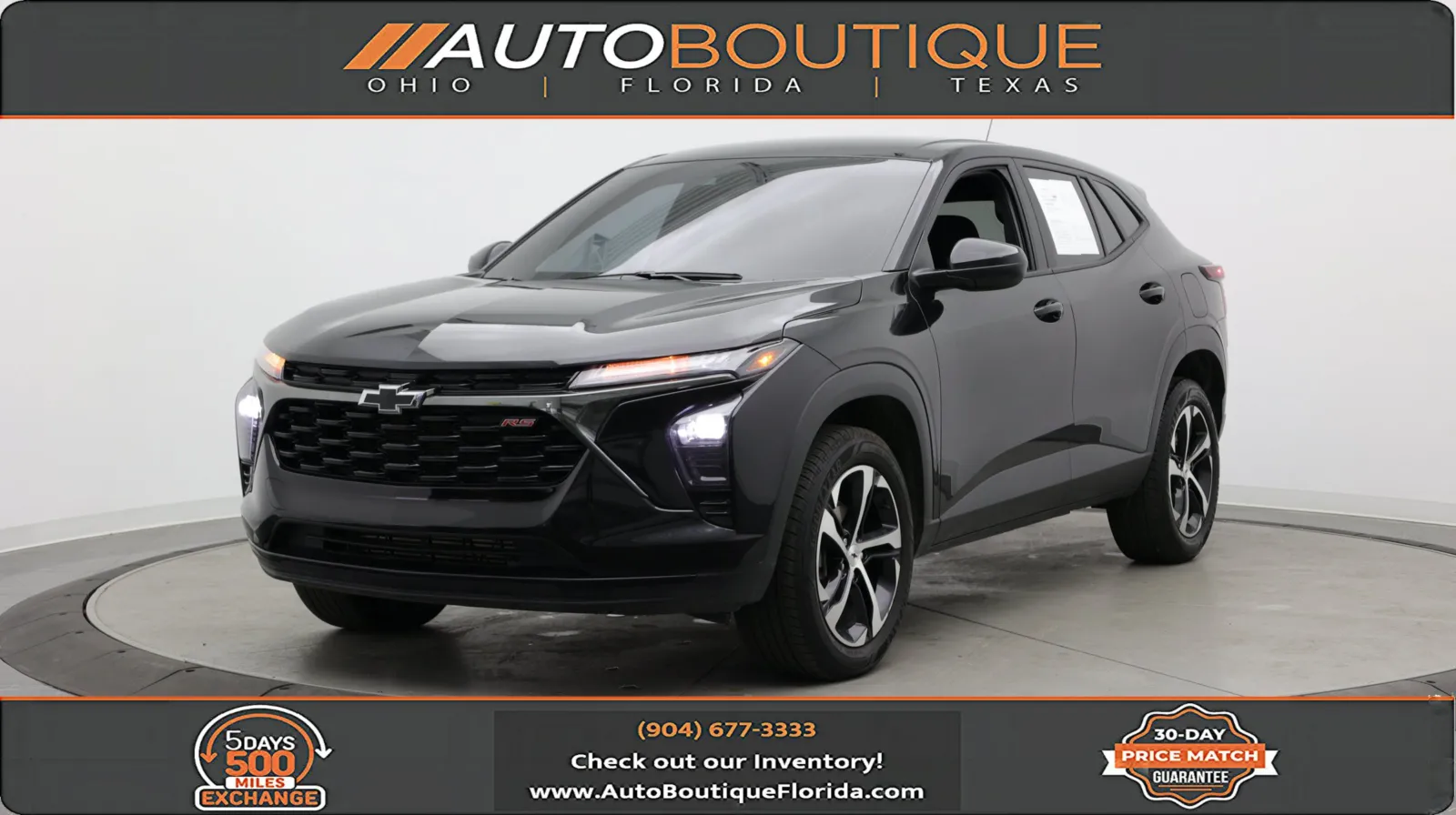 Black 2025 Chevrolet Trax 1RS for sale in Jacksonville, FL