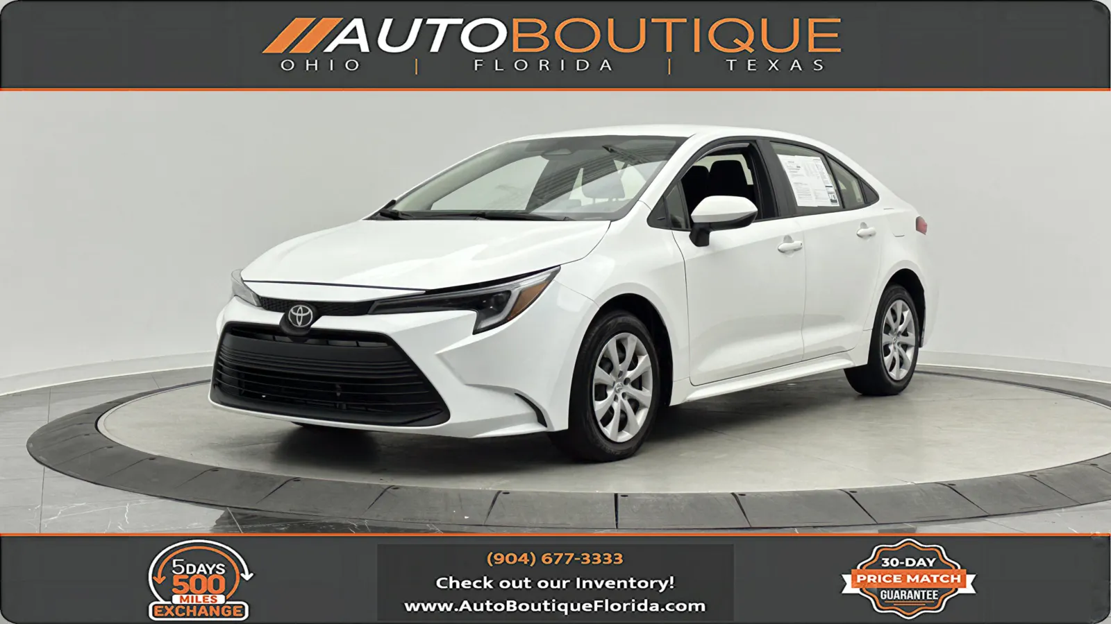 White 2026 Toyota Corolla Hybrid LE for sale in Jacksonville, FL