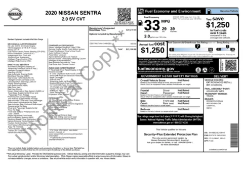 More photos of 2020 Nissan Sentra SV at Auto Boutique Florida, FL
