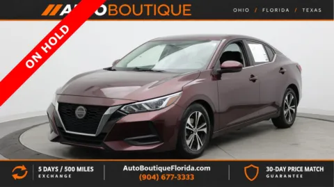 Red 2020 Nissan Sentra SV for sale in Jacksonville, FL