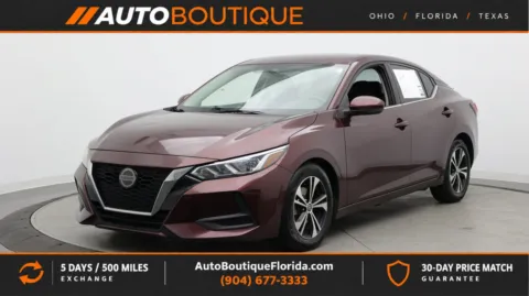Red 2020 Nissan Sentra SV for sale in Jacksonville, FL