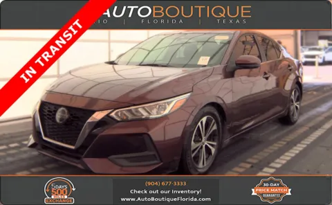 Red 2020 Nissan Sentra SV for sale in Jacksonville, FL