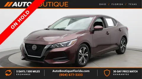 Red 2020 Nissan Sentra SV for sale in Jacksonville, FL