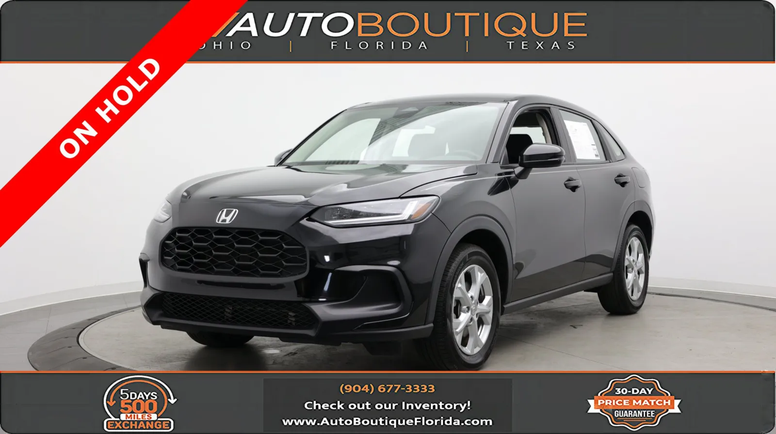Black 2025 Honda HR-V LX for sale in Jacksonville, FL