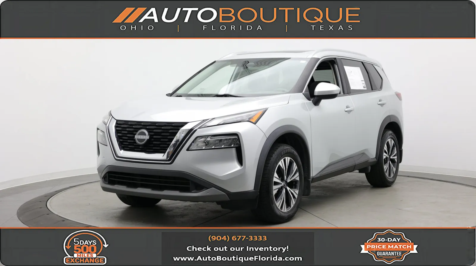Silver 2023 Nissan Rogue SV for sale in Jacksonville, FL