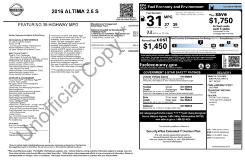 More photos of 2016 Nissan Altima 2.5 S at Auto Boutique Florida, FL