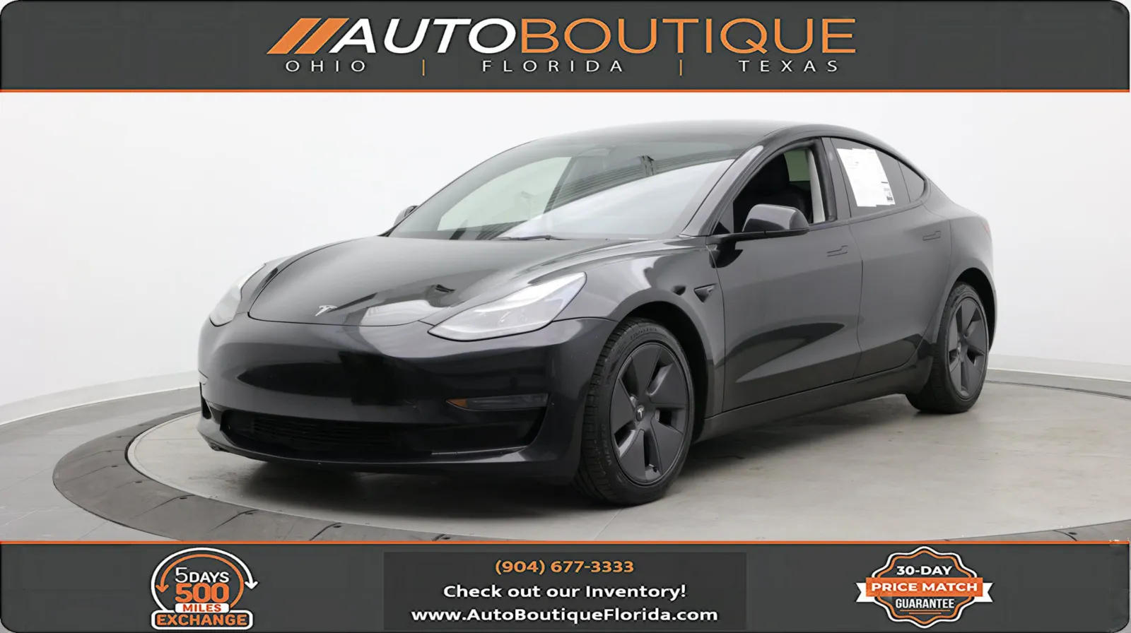Black 2023 Tesla Model 3 for sale in Jacksonville, FL