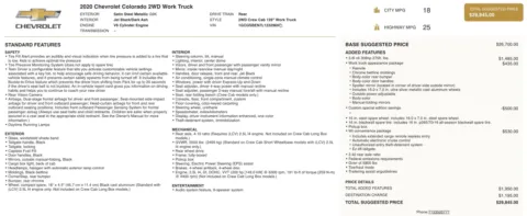 More photos of 2020 Chevrolet Colorado 2WD Work Truck at Auto Boutique Florida, FL