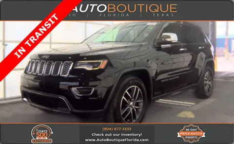 Black 2017 Jeep Grand Cherokee Limited for sale in Jacksonville, FL