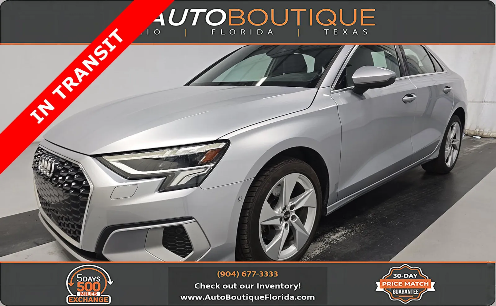 Silver 2023 Audi A3 Premium Plus for sale in Jacksonville, FL
