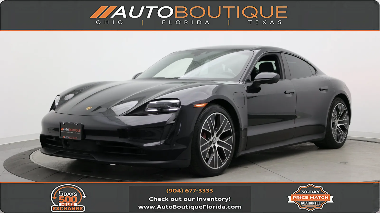 Black 2021 Porsche Taycan for sale in Jacksonville, FL