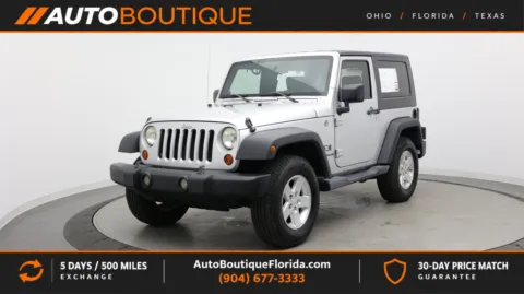 Silver 2009 Jeep Wrangler X for sale in Jacksonville, FL