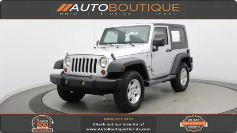 Silver 2009 Jeep Wrangler X for sale in Jacksonville, FL