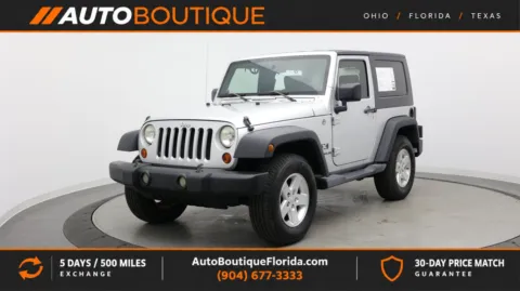 Silver 2009 Jeep Wrangler X for sale in Jacksonville, FL