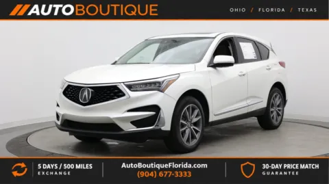 White 2019 Acura RDX w/Technology Pkg for sale in Jacksonville, FL