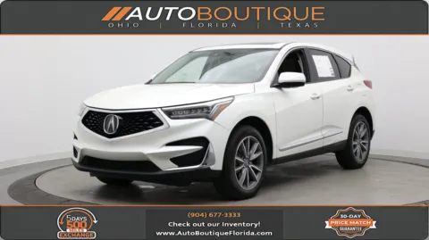 White 2019 Acura RDX w/Technology Pkg for sale in Jacksonville, FL