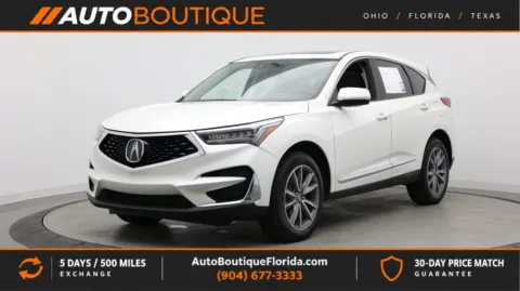 White 2019 Acura RDX w/Technology Pkg for sale in Jacksonville, FL