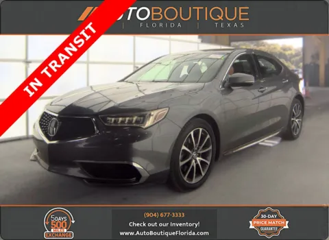Gray 2018 Acura TLX w/Technology Pkg for sale in Jacksonville, FL