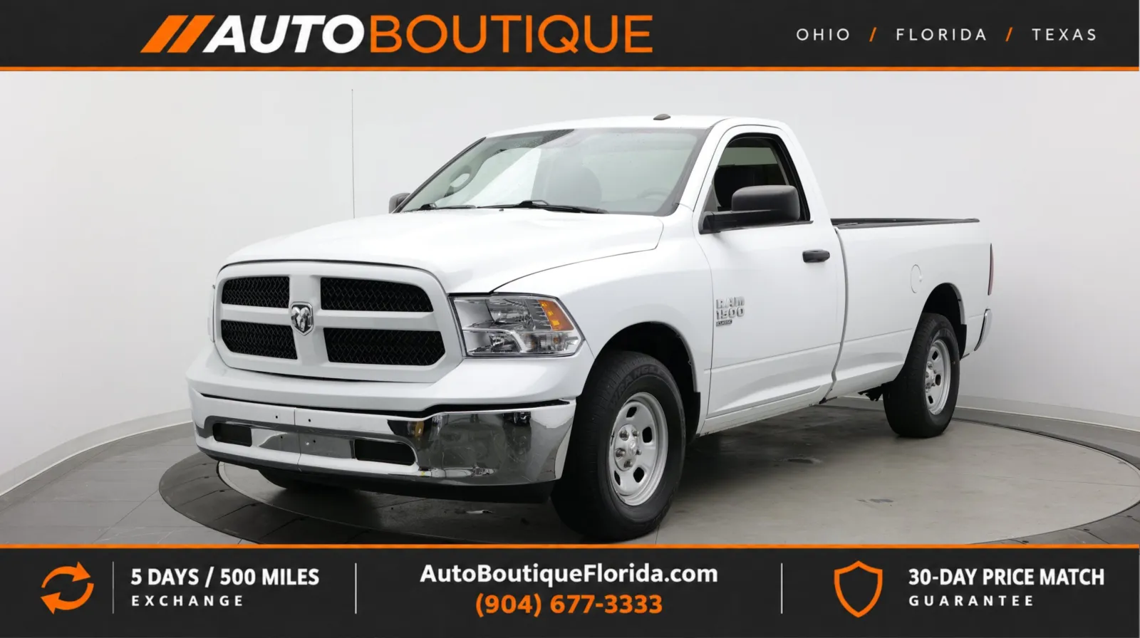 White 2023 Ram 1500 Classic Tradesman for sale in Jacksonville, FL