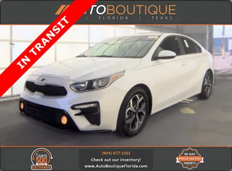 White 2021 Kia Forte LXS for sale in Jacksonville, FL