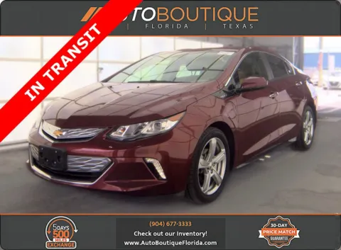 Red 2017 Chevrolet Volt LT for sale in Jacksonville, FL