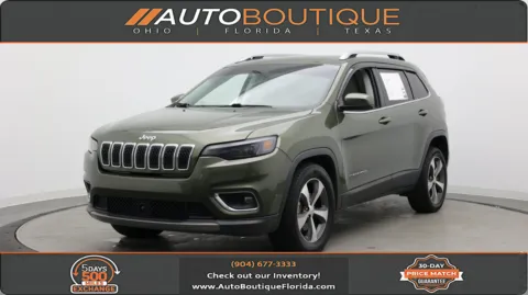 Green 2021 Jeep Cherokee Limited for sale in Jacksonville, FL