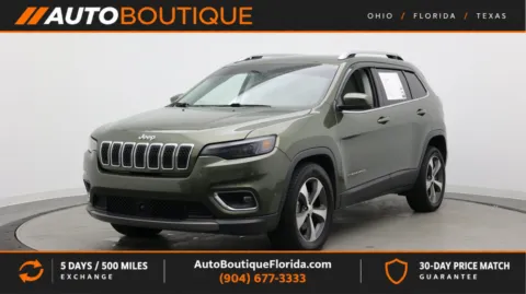 Green 2021 Jeep Cherokee Limited for sale in Jacksonville, FL