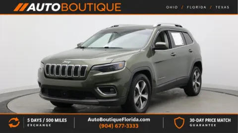 Green 2021 Jeep Cherokee Limited for sale in Jacksonville, FL