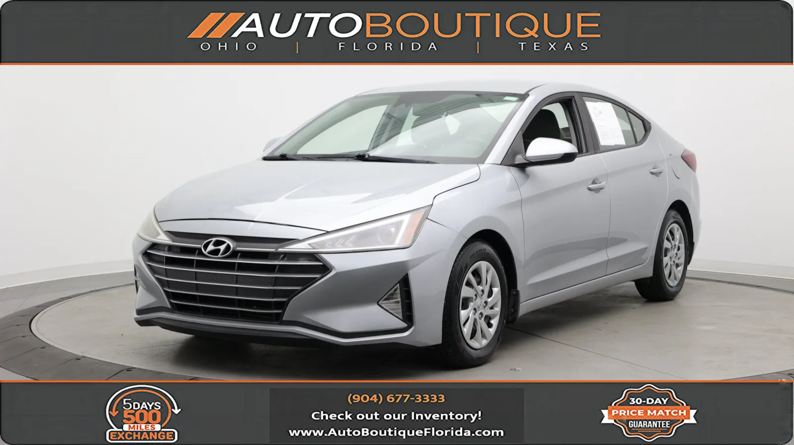 Silver 2020 Hyundai Elantra SE for sale in Jacksonville, FL